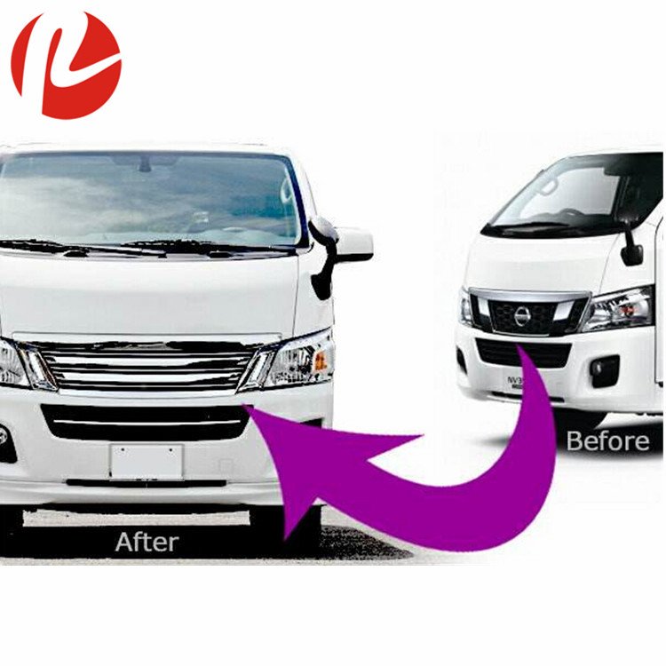 Nv350 Accessories Chrome LED Front Grille for E26 Bus Body Parts